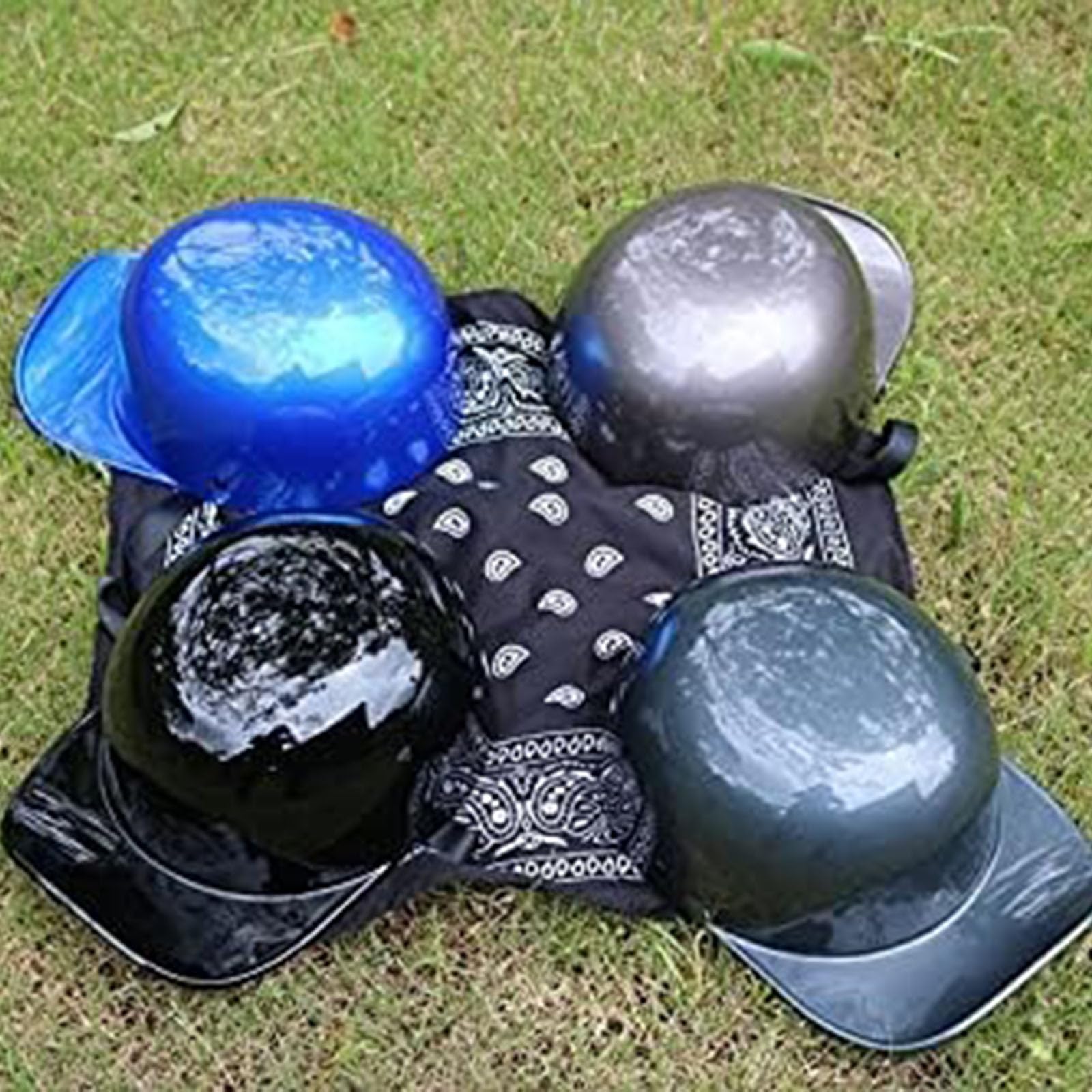 Mezzo Elmetto, retrò Casco Scodella Aperto Caschi da Moto Casco Faccia Aperta retrò Casco A Scodella Scooter Motorino Mezzo Elmetto Moto retrò ECE Omologato Cromwell Caschi