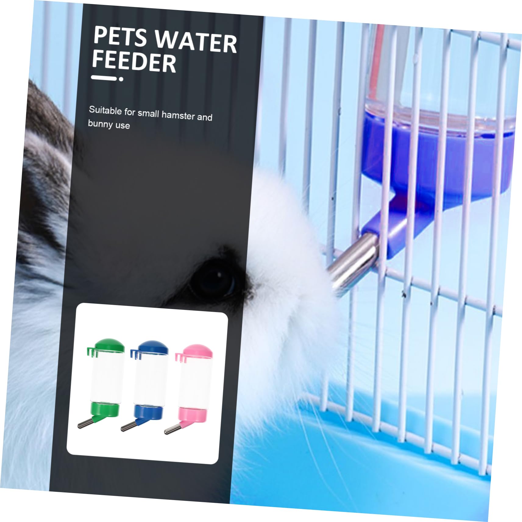 SUPVOX 6piezas Bebedero Automático para Diseño Colgante para Hámster y Conejos Dispensador De Agua De Suministro De Agua para