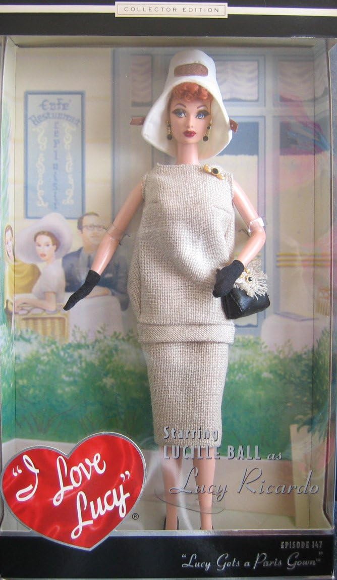 Barbie LUCY GETS A PARIS GOWN DOLL Episode 147 I Love Lucy - Collector Edition Timeless Treasures (2002)