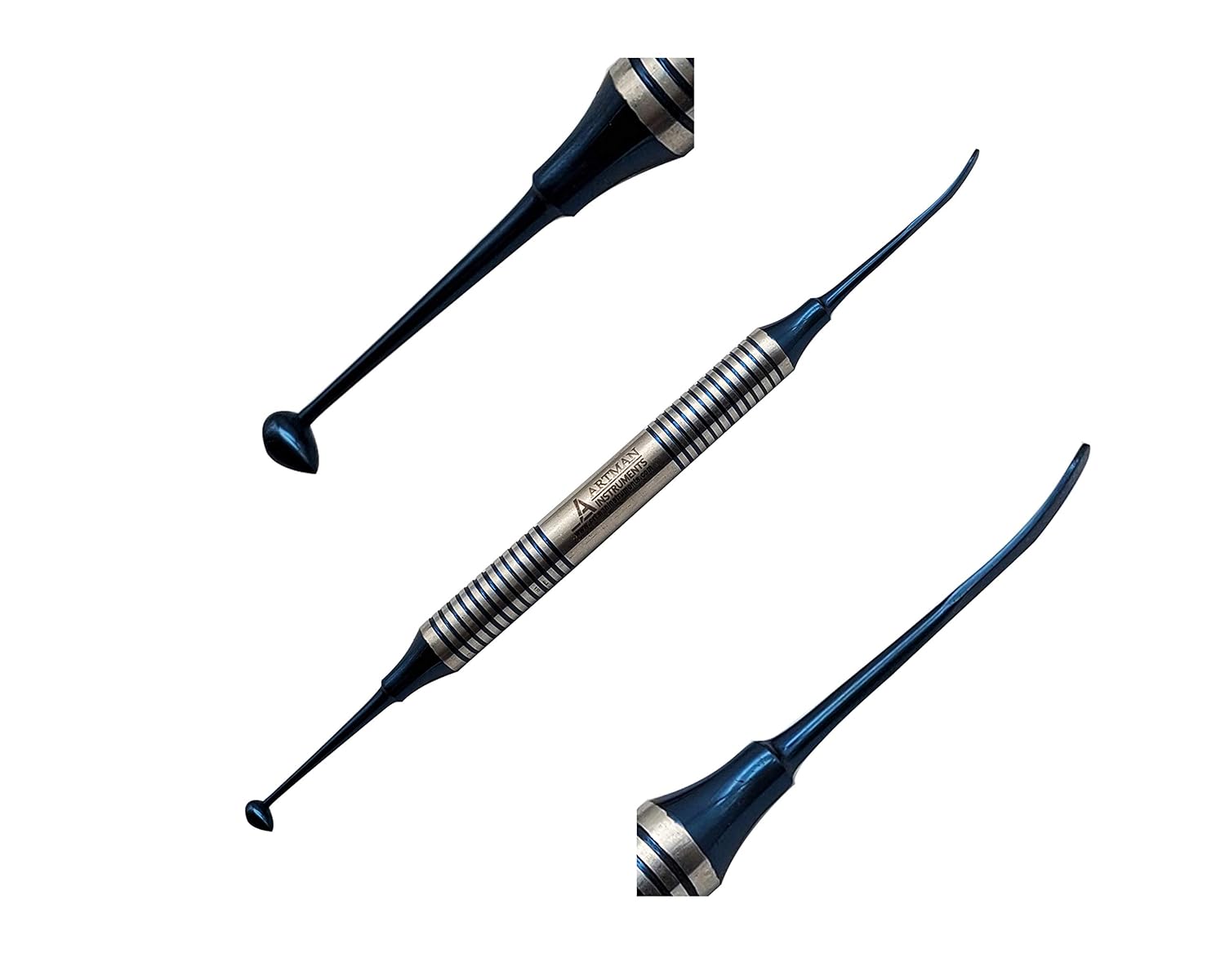 ARTMAN INSTRUMENTS Dental Amalgam Filling Instrument Composite Shaper Carver Burnisher and Plugger by Artman Instruments (1.5mm and 2mm Plugger)