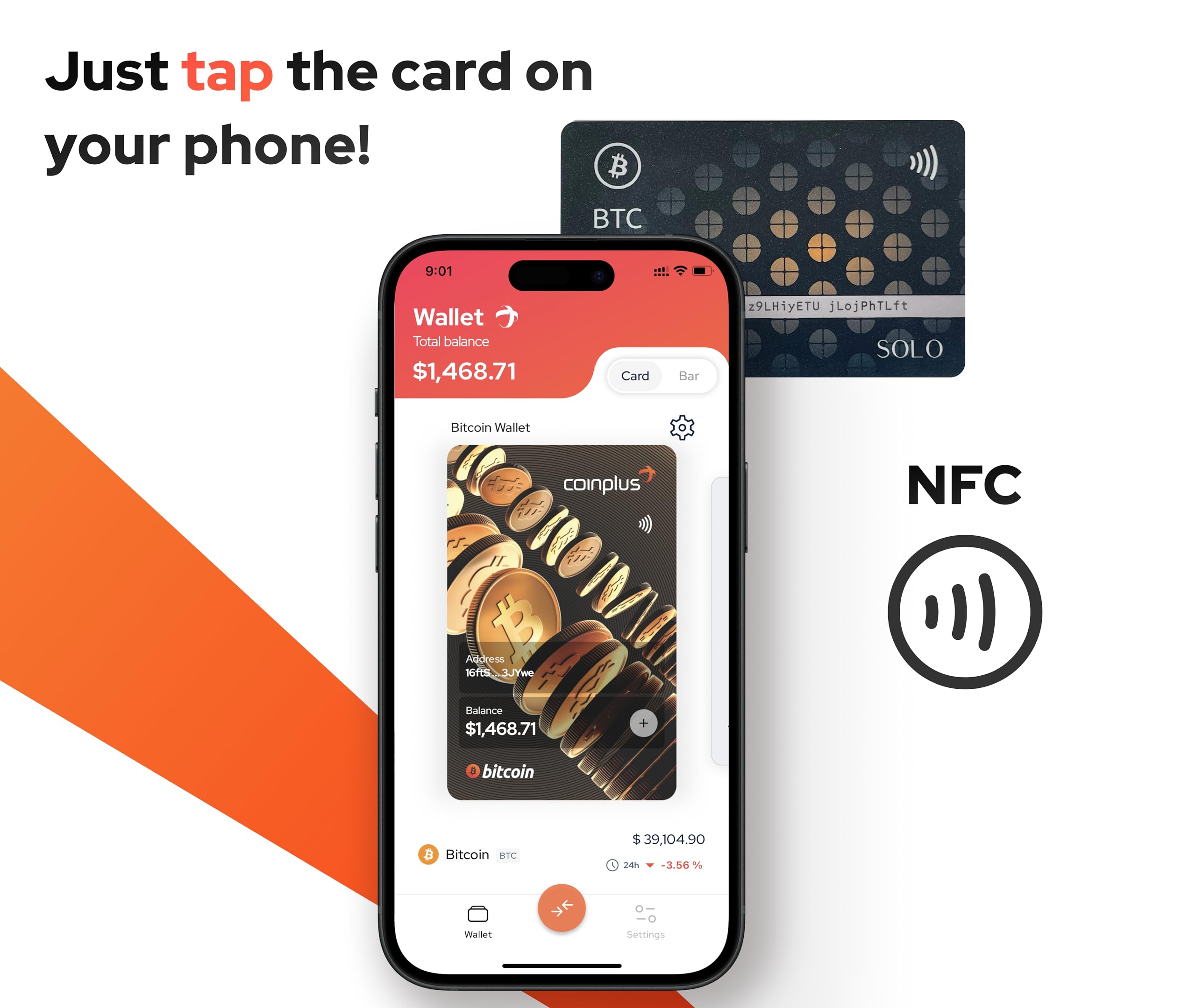 Amazon.com: Coinplus Crypto Card Edition One - Easiest Crypto Wallet - Cold Bitcoin  Storage (Pack of 1) : Electronics