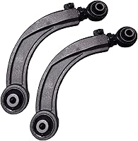 Vista 60 de Detroit Axle - Par de brazos de control centrales superiores traseros para Jeep Grand Cherokee 2011-2019 2011-2022 Dodge Durango 2 brazos de control