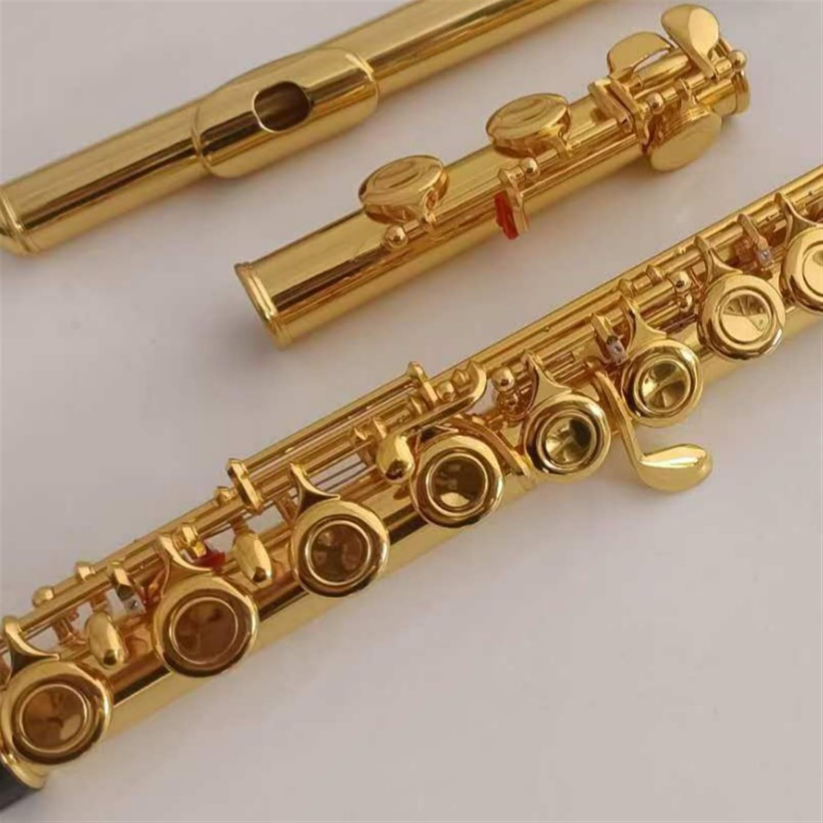 Amazon | フルート フルート楽器 16穴 クローズドホール ゴールド C