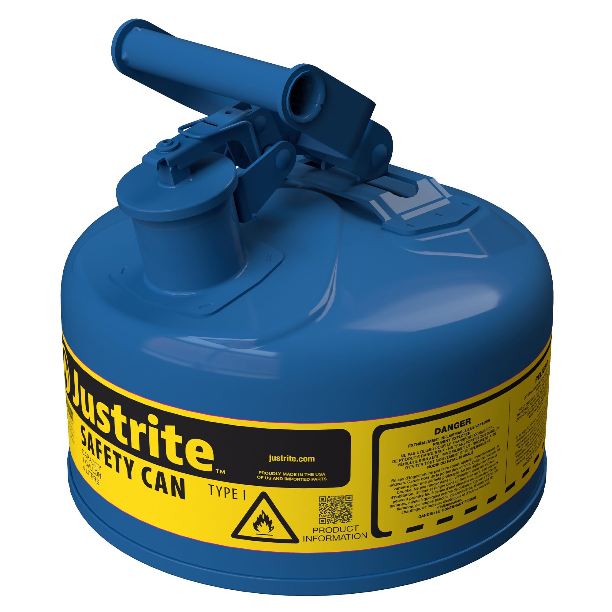 Justrite Safety Can - Red Gasoline Can -9