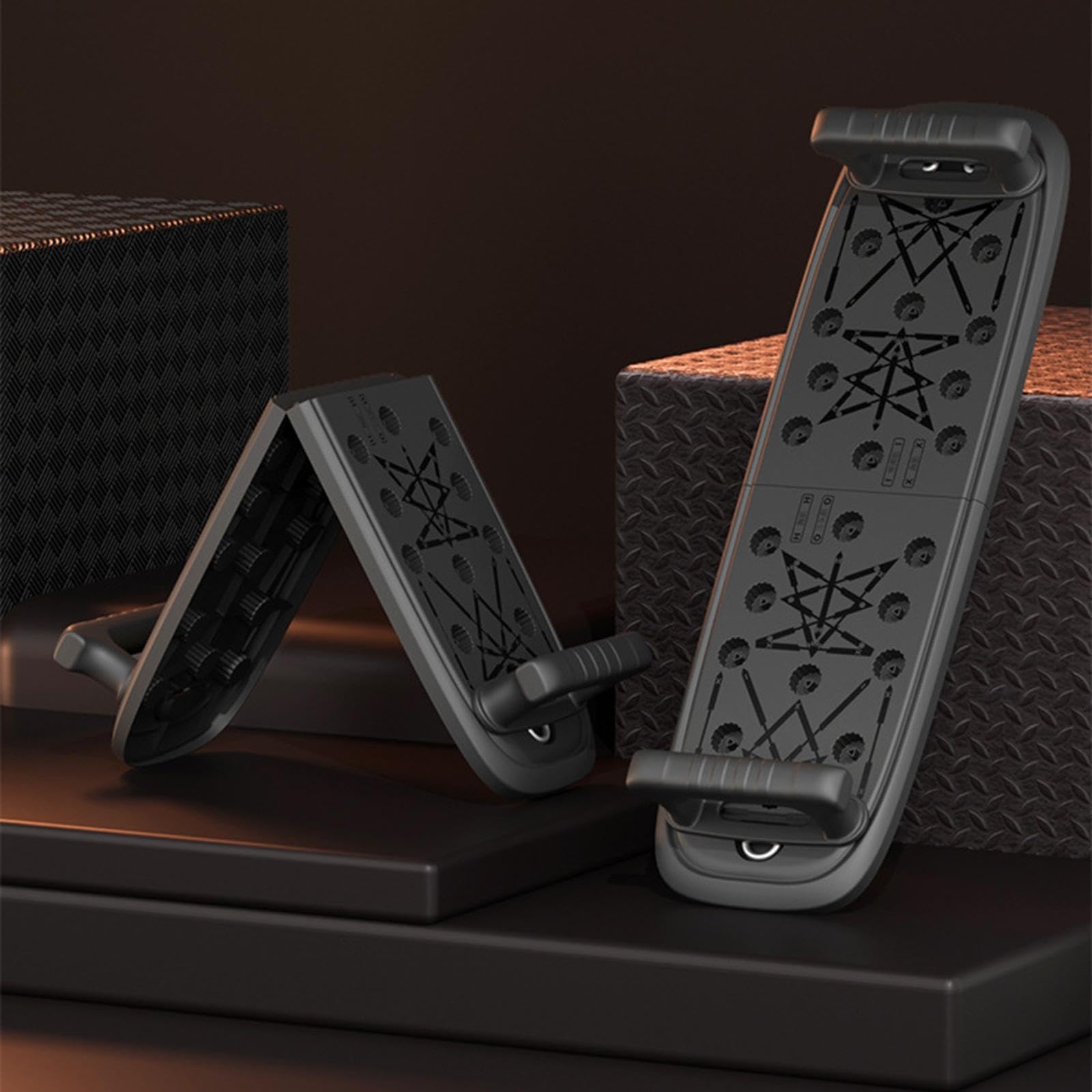 jojomis Pushup Training Board with Gloves Strength Training Multipurpose Equipment for Ab Arm Building Home Gym Includes Resistance Ropes Skipping Rope