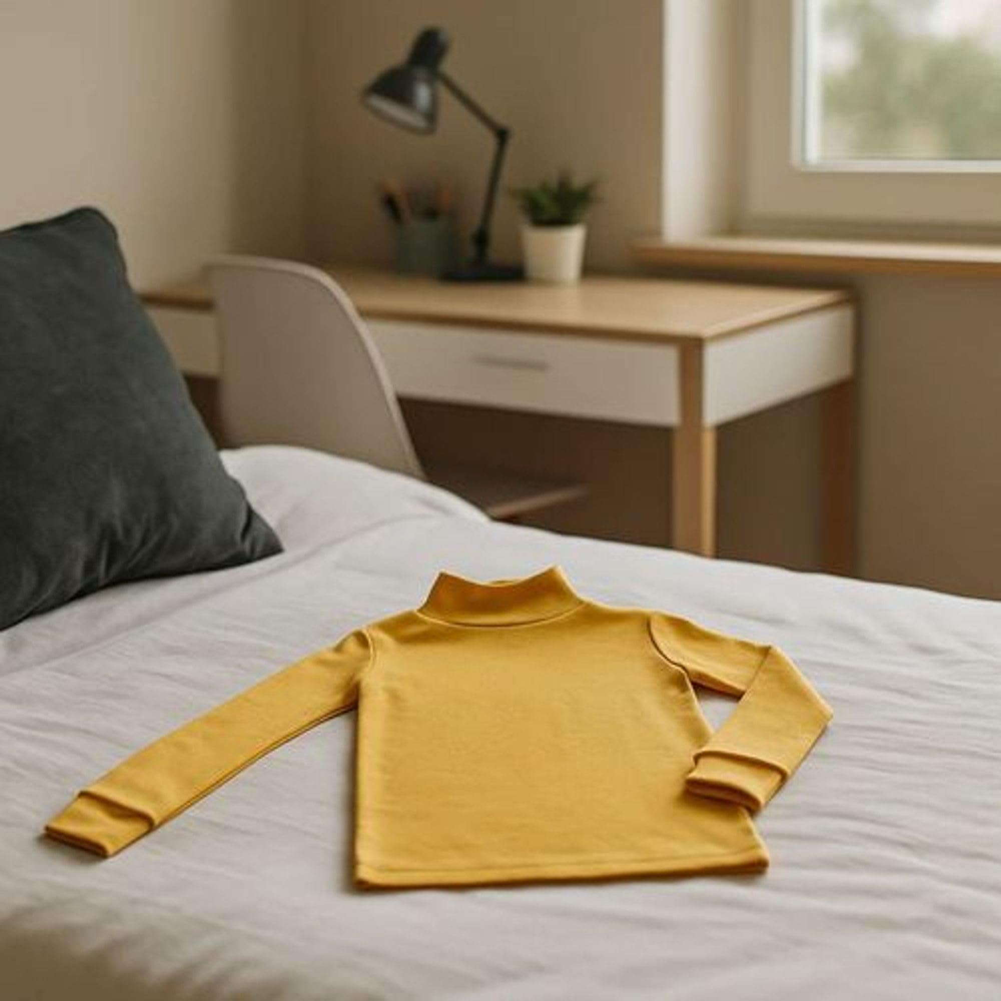 BABIDU BABIDU-7000 Camiseta, Amarillo, 12 años Unisex niños