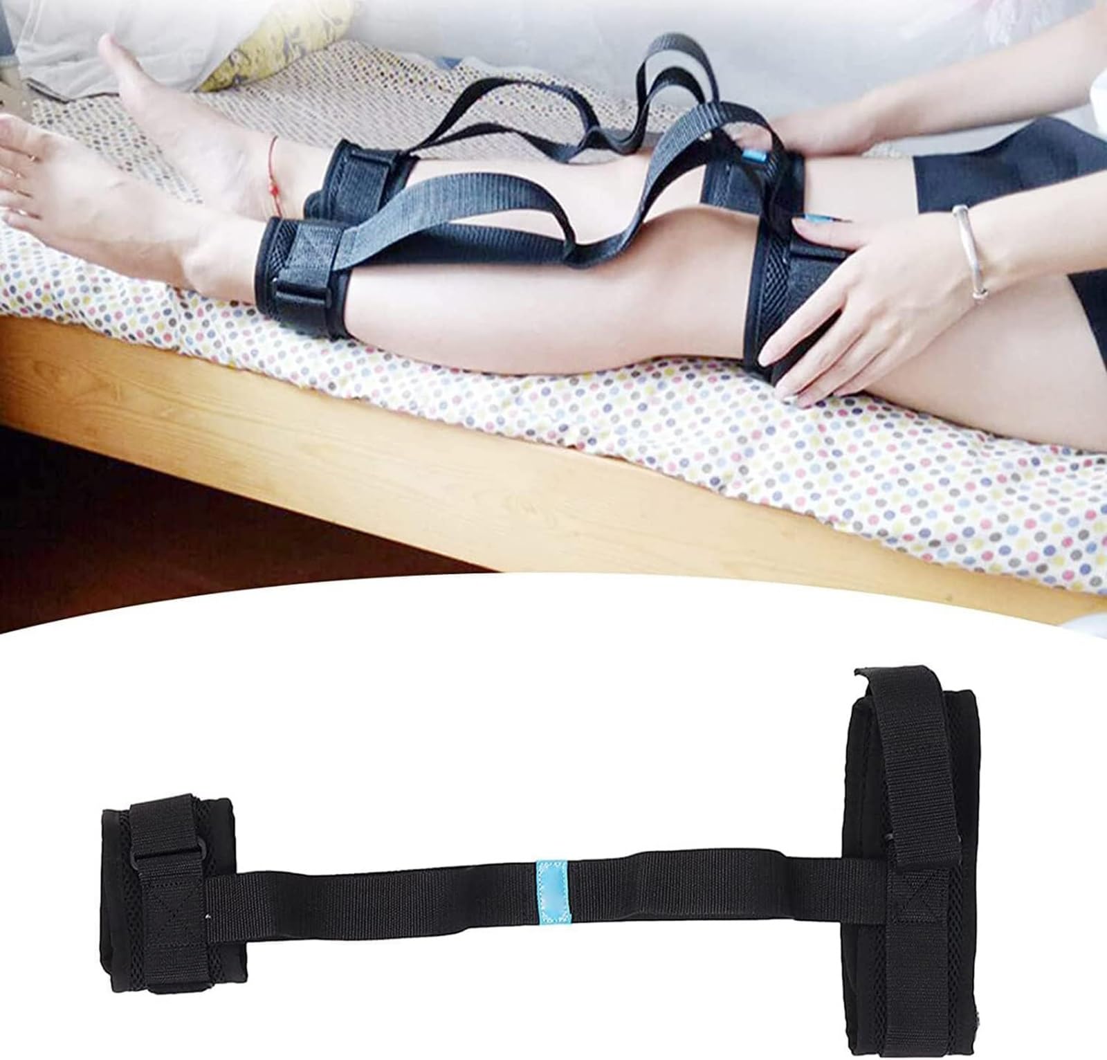 = Leg Lifter Strap, Medical Transfer Cushion Leg Moving Auxiliary Belt, Foot Mobility Aid Tool, Thigh Lifter Strap, for Disabled Get in and Out of Bed, Car, Wheelchair, Washable (Color : 1PC)