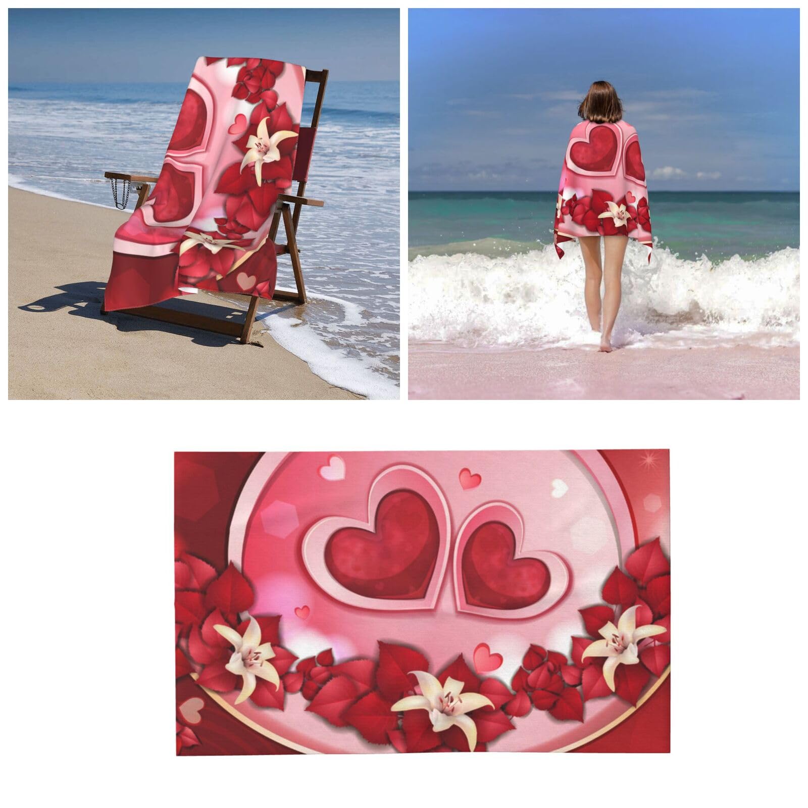 バレンタイン限定 マイクロファイバータオル 【公式通販】