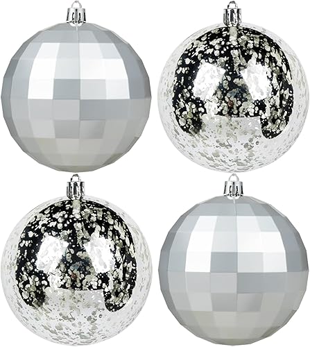 Miniatura 409 de XmasExp Juego de 24 mini esferas de Navidad inastillables para bolas de árbol de Navidad de 1.181 in/1.18 pulgadas (oro rosa)