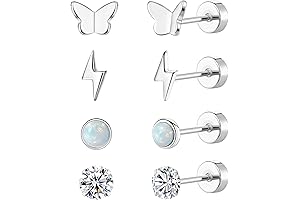 Titanium Stud Earrings for Sensitive Ears