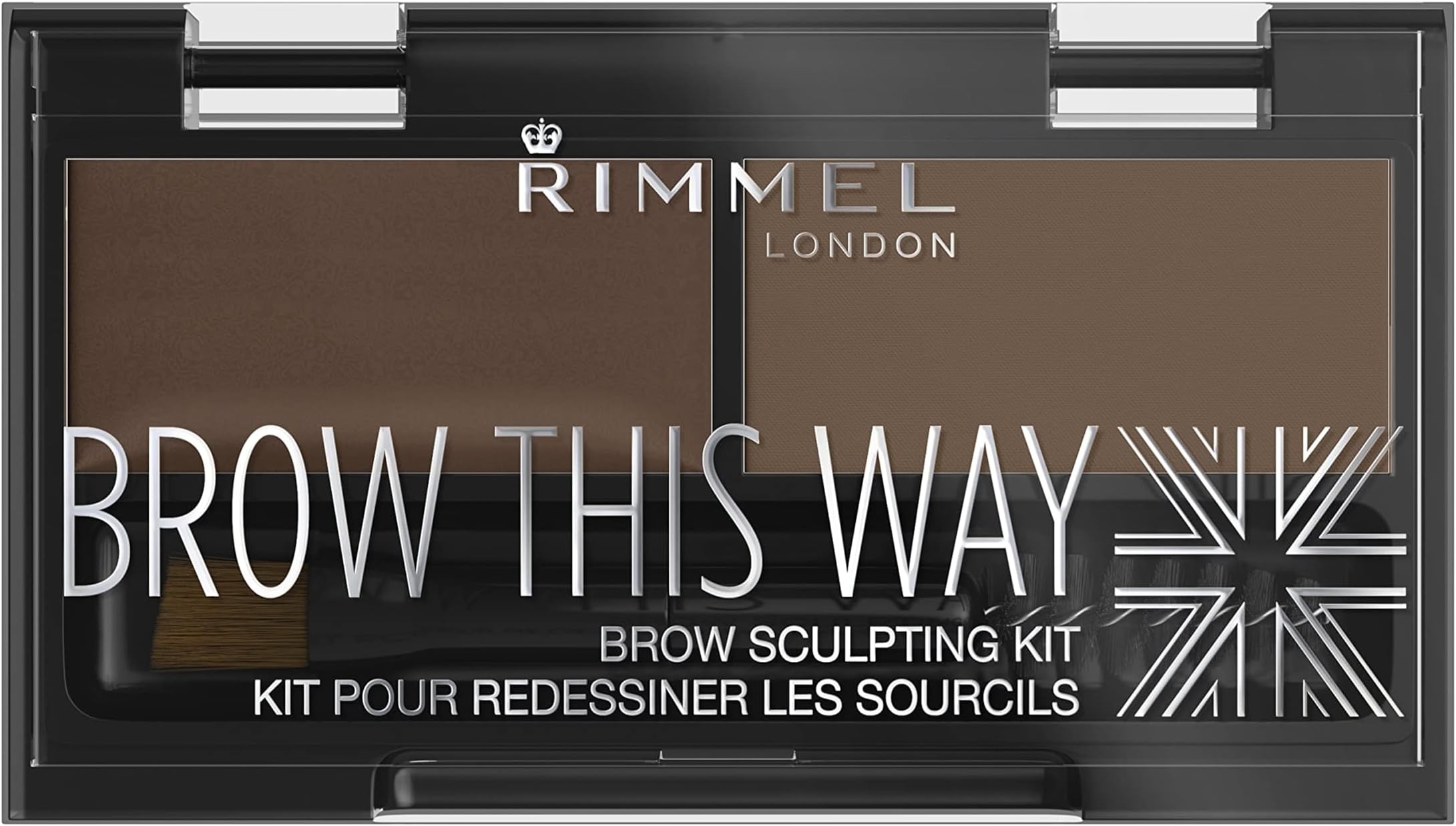 London Brow This Way Eyebrow Powder Sculpting Kit, 1.3g