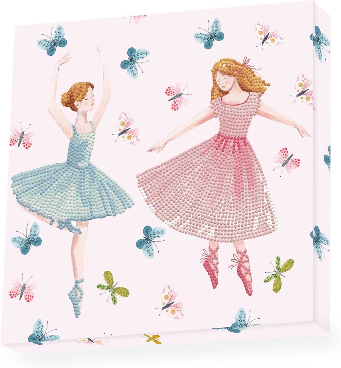 DIAMOND DOTZ Ballet Babes Dotz Box Dance Diamond Painting Kits for Adults - Diamond Art Kits a Relaxing Creative Craft Kit with Dotz Gems 11"x11"