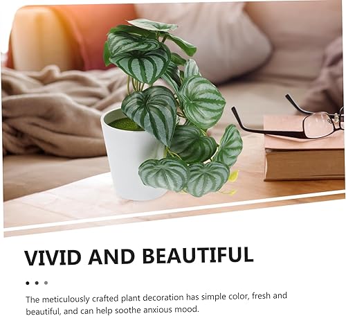 Miniatura 3 de DECHOUS Planta artificial, bonsái, decoración verde, bonsái artificial, plantas artificiales en maceta, plantas artificiales en maceta, bonsái,