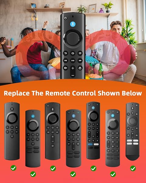 Télécommande vocale de Remplacement de la 3 génération, Smart TV télécommande de Remplacement avec Fonction vocale, Convient au A-MZ TV St1-CK Smart TV 2 gen & 3 gen & 4K & Lite - 4