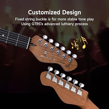 MOOER MSC10 Pro Series Electric Guitar Sunburst
