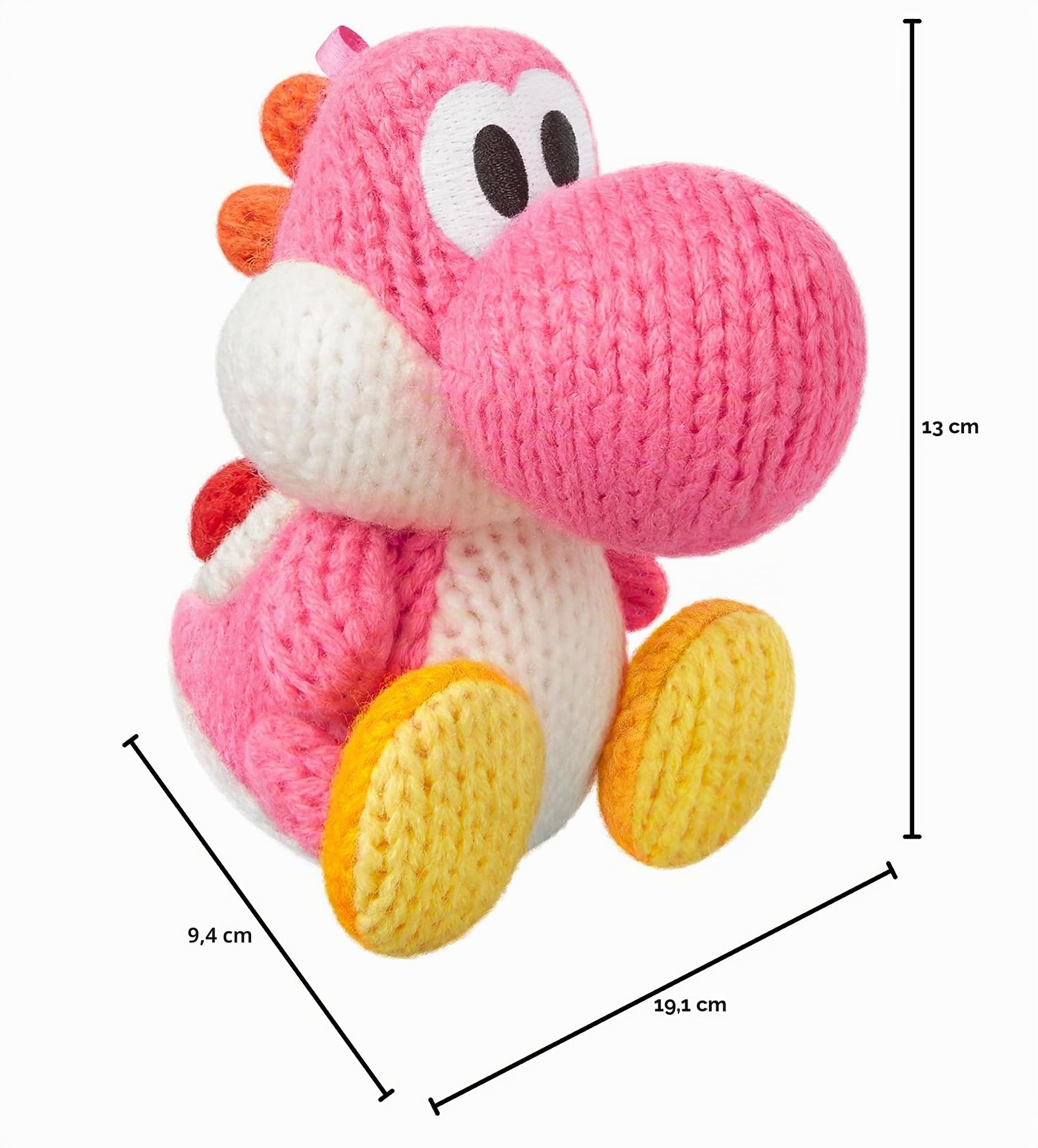 Amiibo - Yoshi's Woolly World Collection Figur: Woll-Yoshi #pink