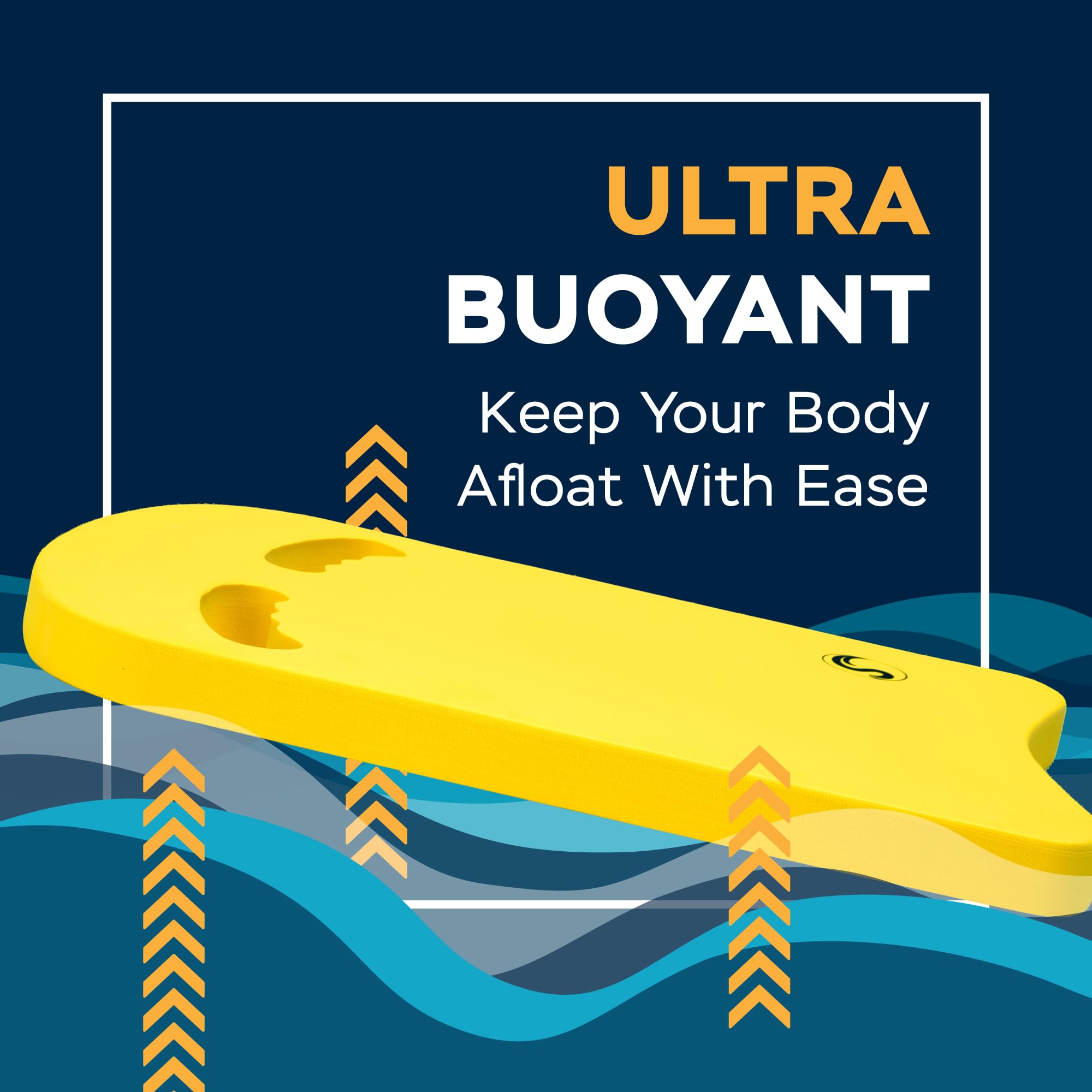 Sunlite Sports Tabla de natación, talla única, para niños y adultos, para entrenamiento de piscina, para nadadores principiantes y avanzados