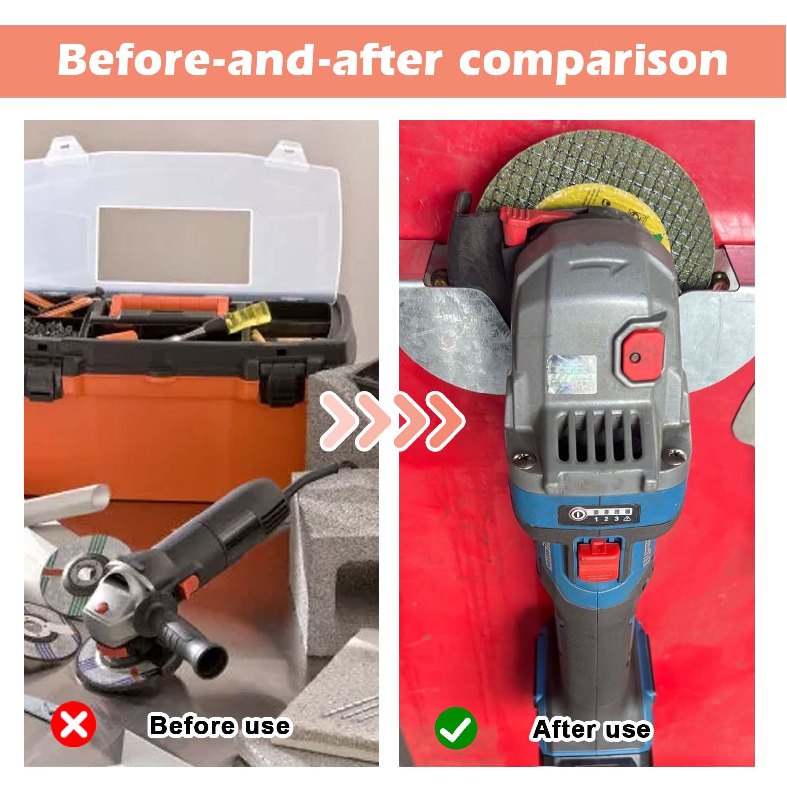 Metabo haakse slijper, elektrisch type Wepba 14-125