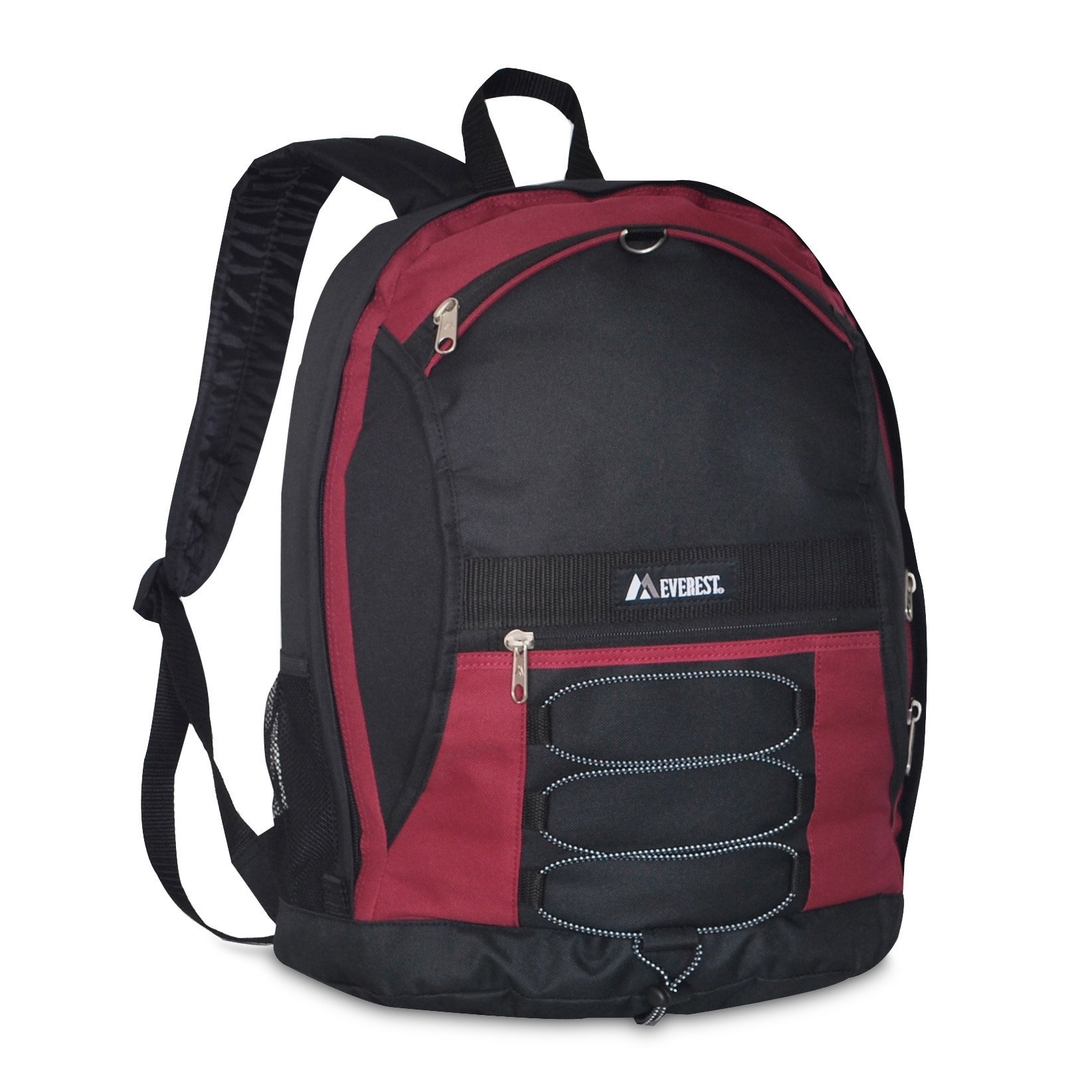 EverestLuggage Two Tone Backpack with Mesh Pockets, Two-tone Backpack With Mesh Pockets