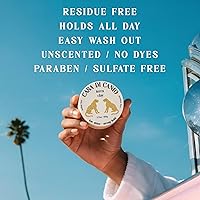 Vista 2 de Hair Clay Strong Hold Matte Finish – Pomada de peinado natural a base de agua 3.5 oz – Sin fragancia sin perfume – Todo tipo de cabello – Sin