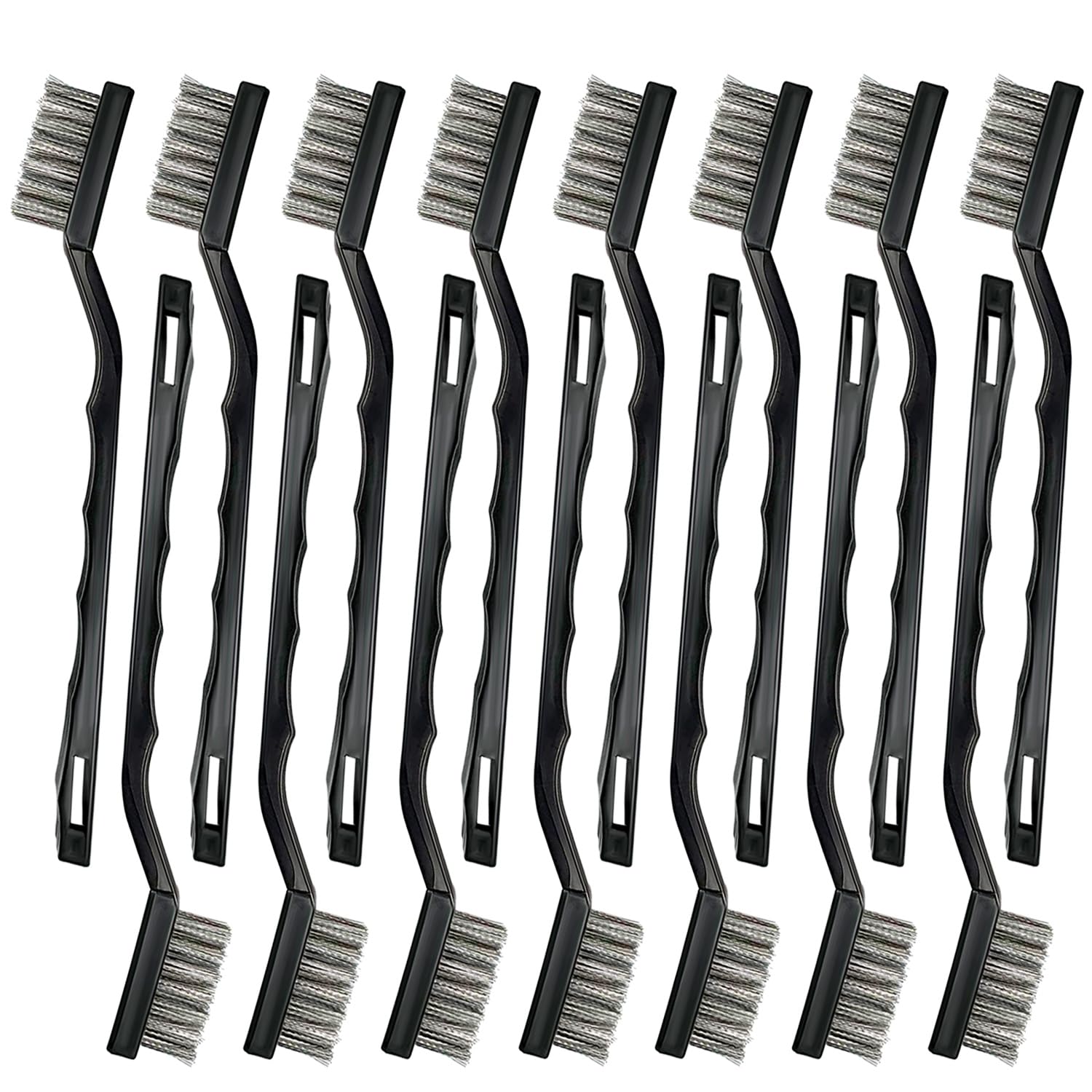 Stainless Steel Wire Brush Set - 15 Piece -1 Stainless Steel Wire Brush Set - 15 Piece -1