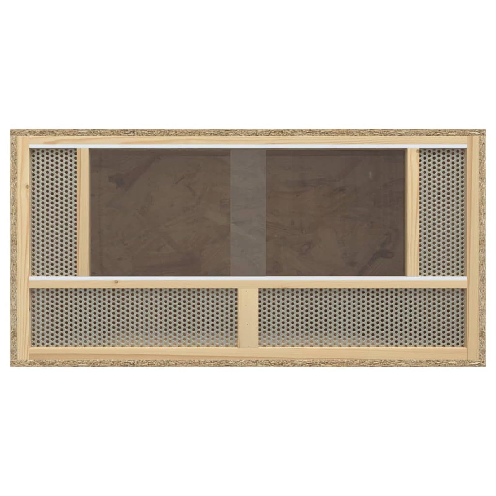 Homgoday Decoración de muebles, terrario de madera contrachapada, 80 x 40 x 40 cm, muebles de interior/exterior para salón, oficina