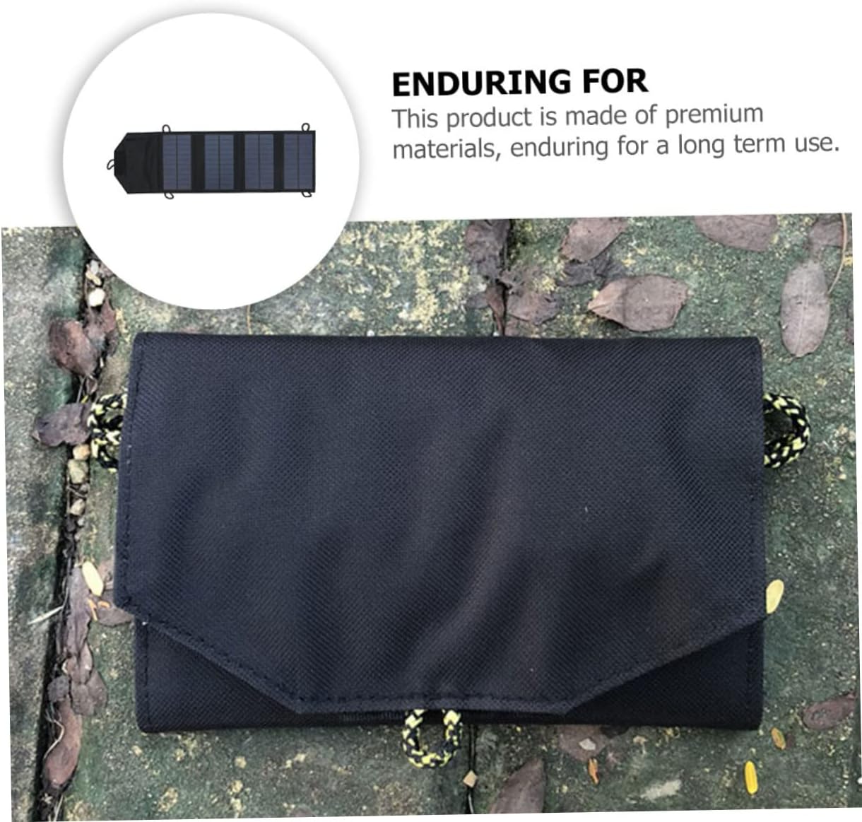 Portable Solar Charger Ultra-Thin Monocrystalline Solar Panel Dual USB Output for Cars Boats and Outdoor Emergency Use High Efficiency and Lightweight Design