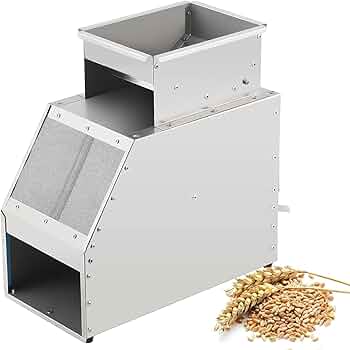 米と籾殻の選別機 Amazon | ミニ唐箕 唐箕 穀物選別機 秕対策 電動式穀物選別機 ホッパー