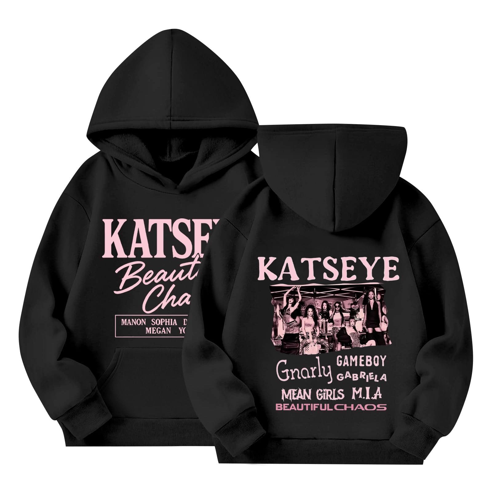 KATSEYE Hoodies Kids 2026 Katseye Merch Girls Boys Sweatshirts Fashion Music Album Long Sleeve Hoodies 2-14 Years