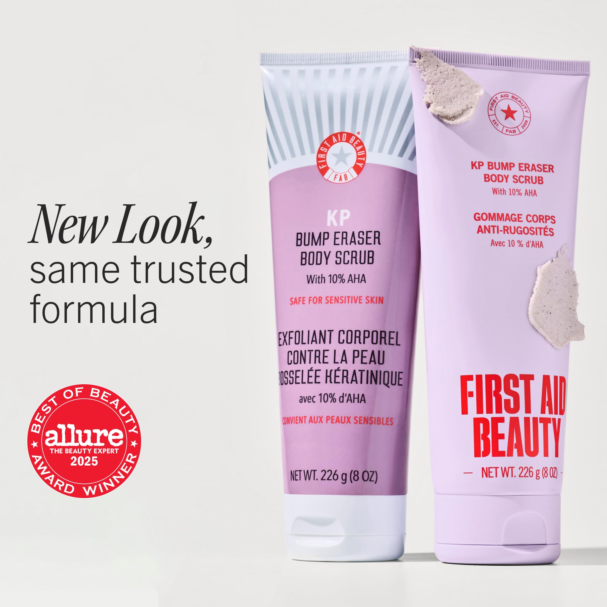 First Aid Beauty KP Bump Eraser Body Scrub, 10% AHA Keratosis Pilaris Exfoliator (Glycolic & Lactic Acid) – Treatment for Strawberry Legs, Razor Bumps & Rough Bumpy Skin, Safe for Sensitive Skin - 2