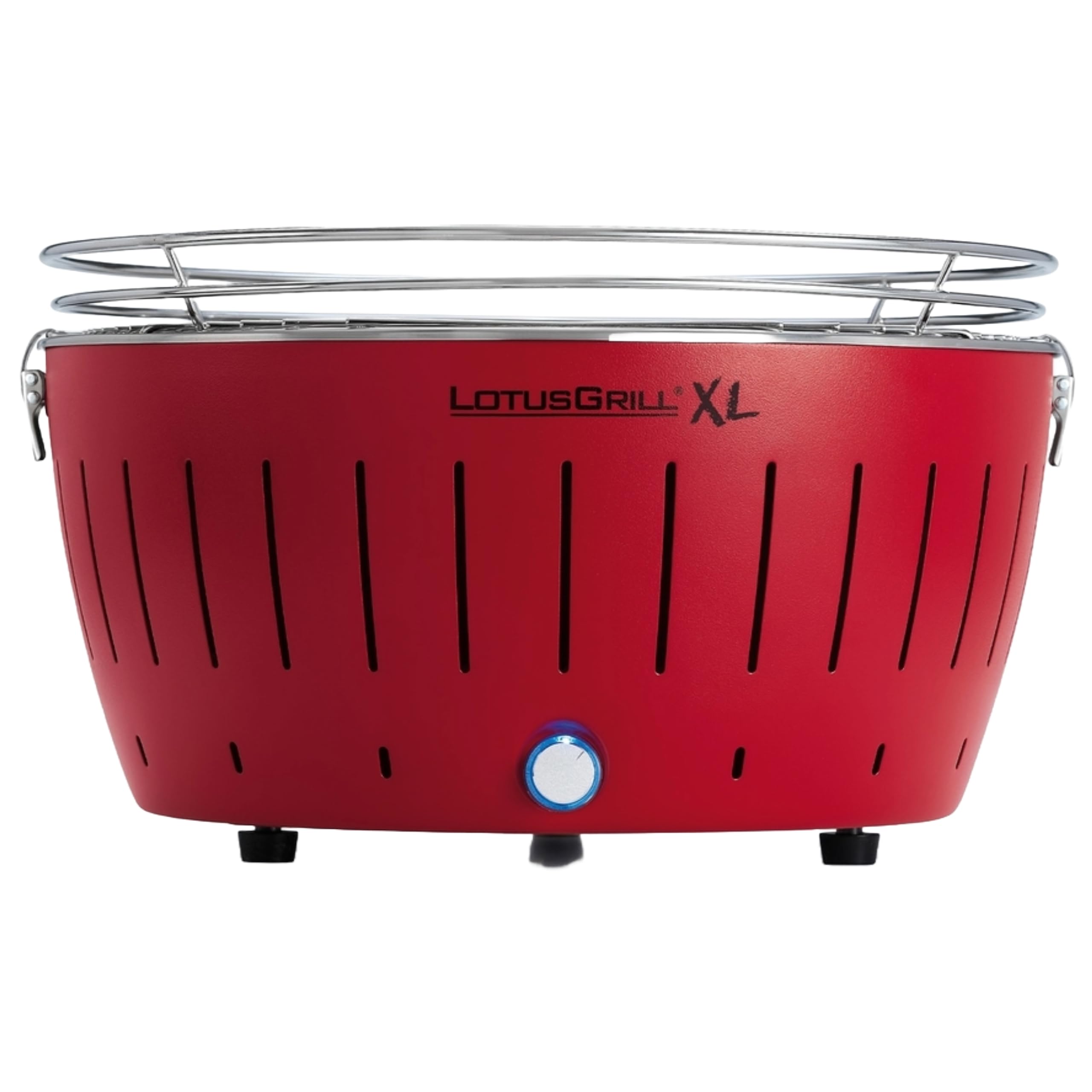Barbacoa portátil rápida LotusGrill XL con carbón sin humo
