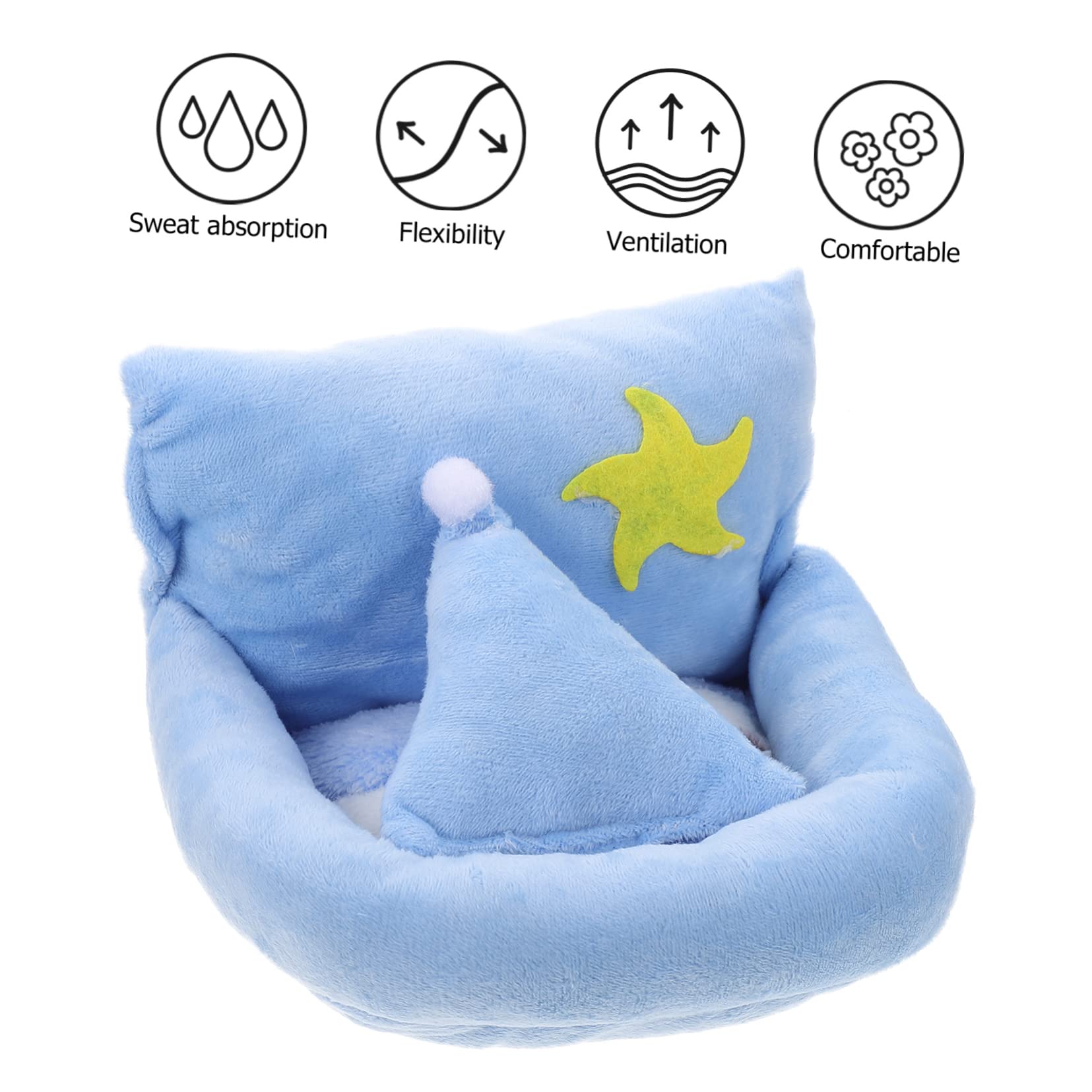 BESPORTBLE 3stücke Kuschelnest Für Hamster Weiches Schlafnest Aus Plüsch Für Kleintiere Warmes Versteck Für Meerschweinchen Und Andere Haustiere Für Winter Und Spielzeit