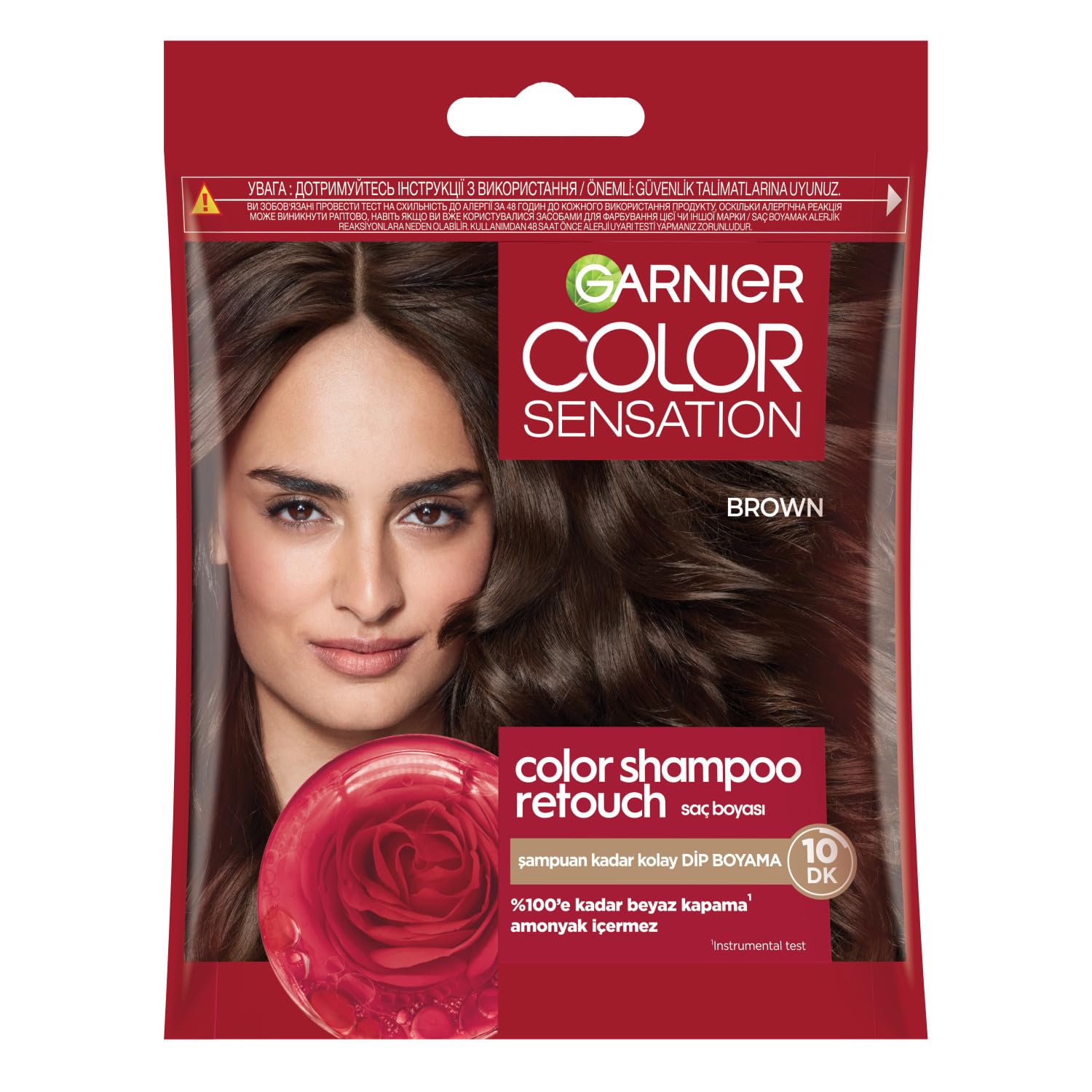 Garnier Color Shampoo Retouch Şampuan Kolaylığında Dip Boyası, Kahve 4.0