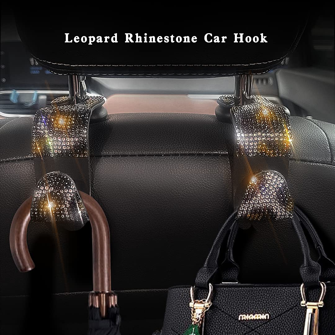 Pack De 4 Ganchos Colgadores Para Asiento De Coche - Color Iridiscente, Universales