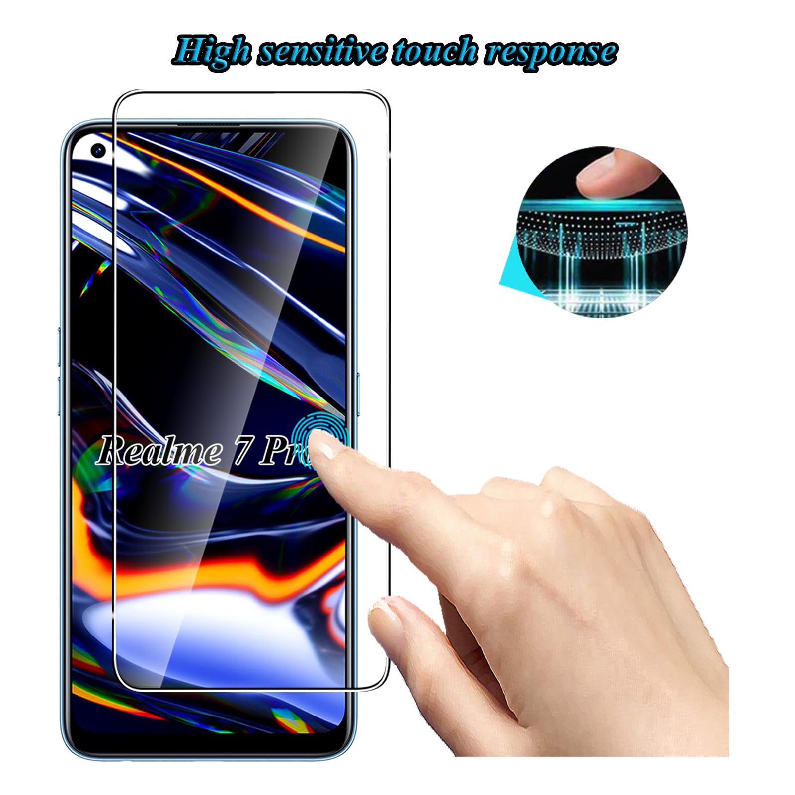 MediaDevil Pellicola Protettiva Ultra-Tough Per Realme 7 Pro – 2 Pezzi (Libera Da Vetro) - 4
