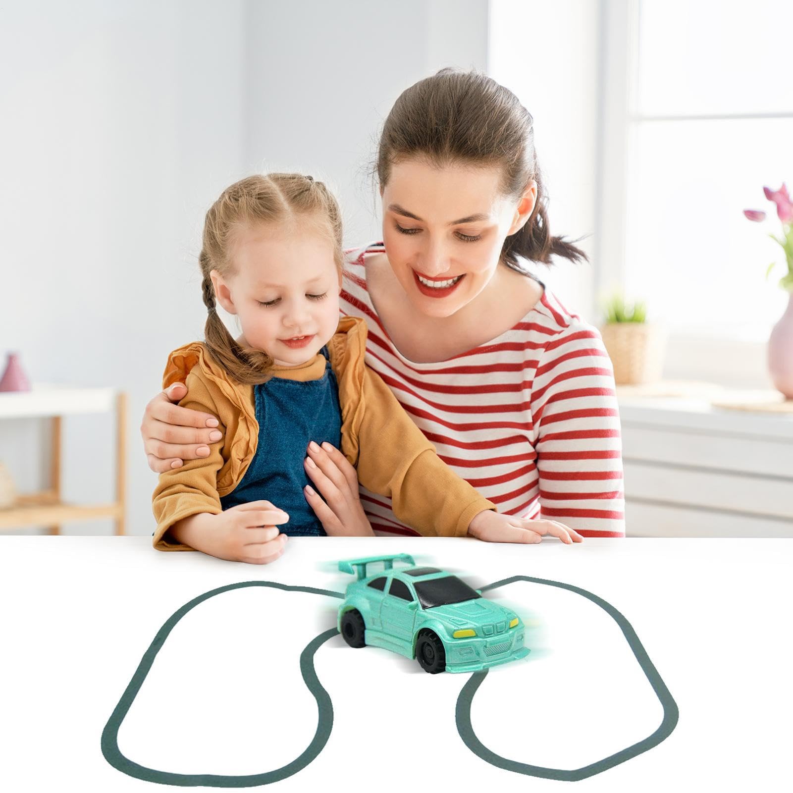 Auto Induttiva Magic Follow The Line | Segui Nera Con Pennarello | Giocattolo Per Auto Con Sensore Di Pensiero Logico Con Sensore Ottico, Regalo Di Compleanno Creazione Immaginativa Per - 4