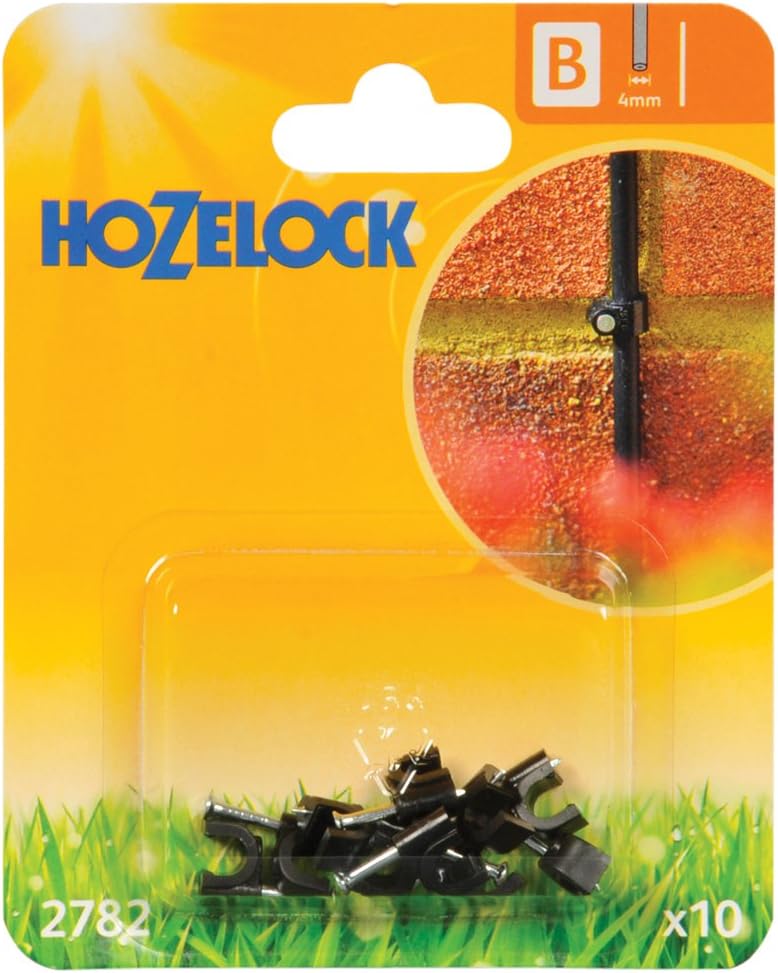 Hozelock 2782P0000 4mm Hose Wall Clip, Multi-Colour