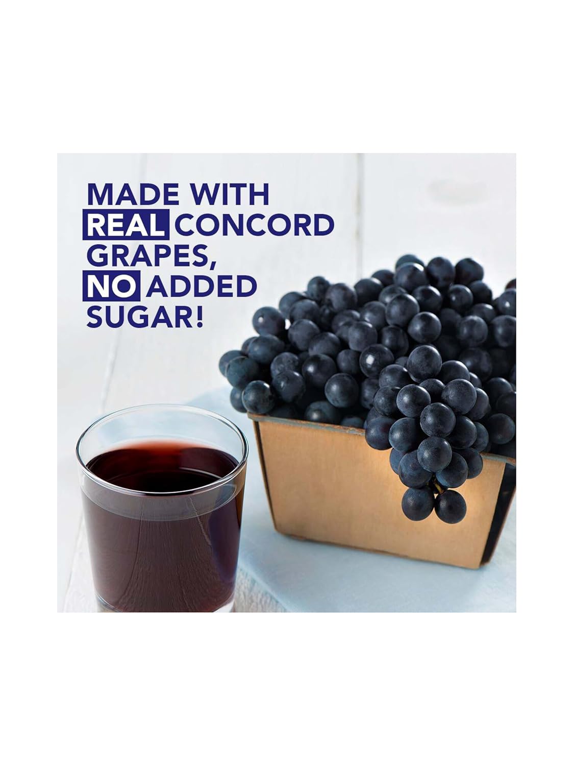 LiteZout 100% Concord Grape Juice, 10oz, (24 pack), by