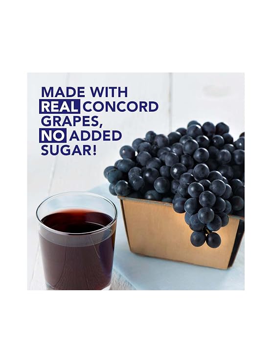 LiteZout 100% Concord Grape Juice, 10oz, (24 pack), by