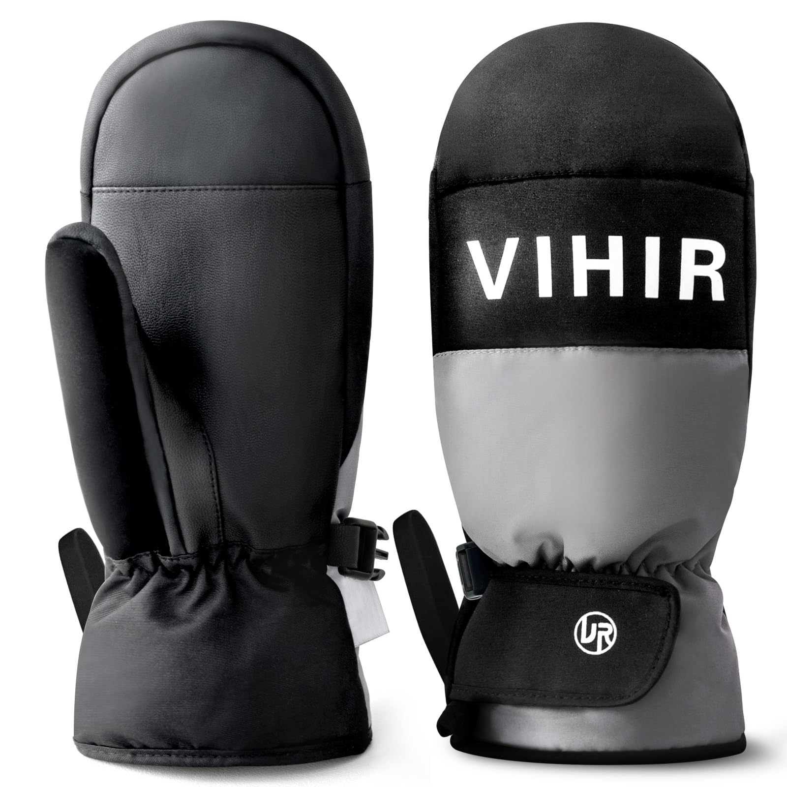 Vihir Guantes de Esquí Impermeable Pantalla Táctil 3M Thinsulate Antideslizantes Hombre Mujer Invierno