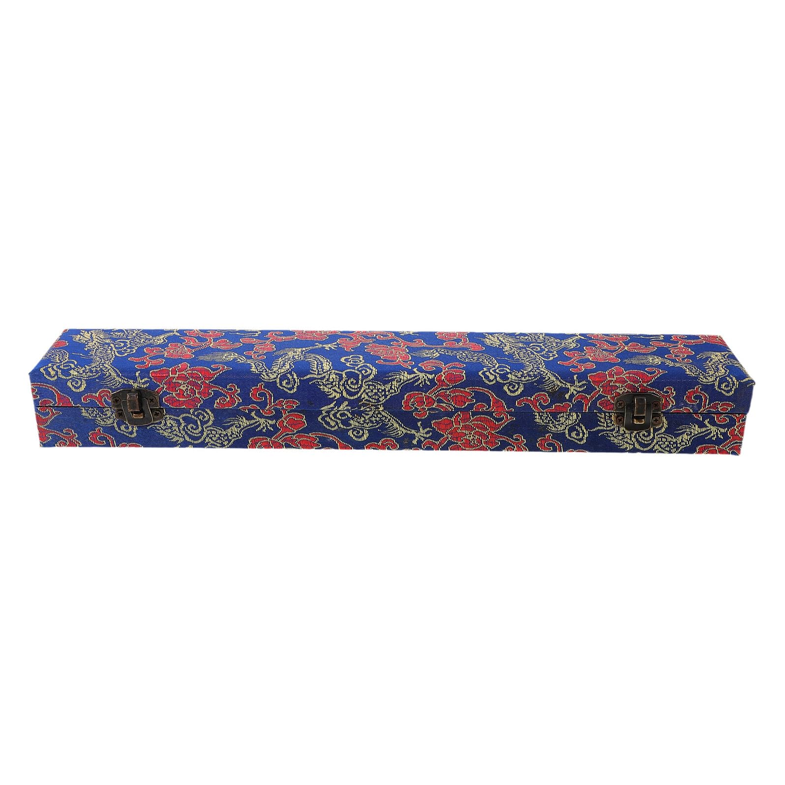 UKCOCO 5 Pezzi Scatola Regalo in Legno per Ventaglio Stile Ventaglio con Chiusura in Rame Custodia e Resistente Confezione