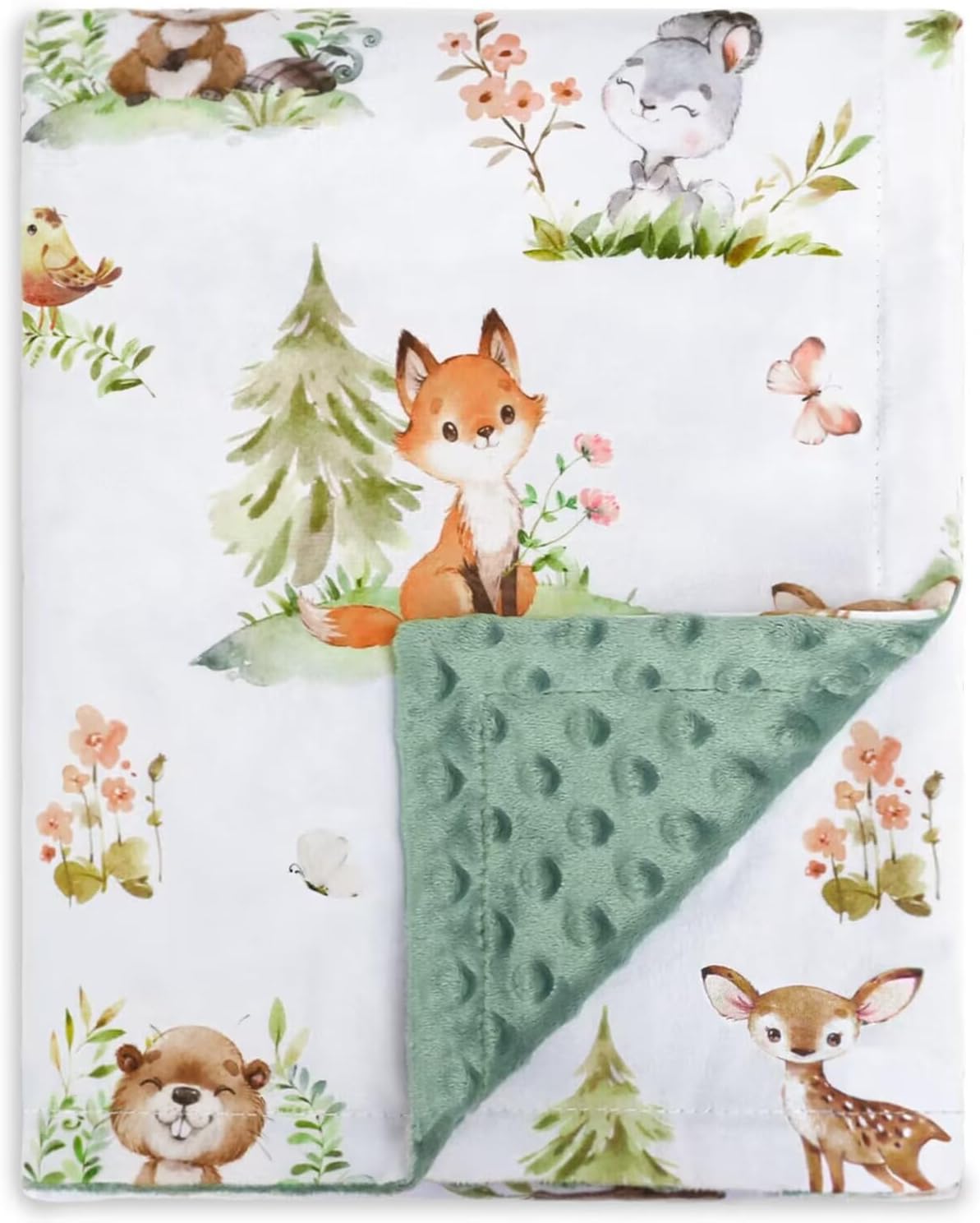 Yuzioey Woodland 25 Inviti Per Baby Shower, Formato 12.7x17.8 Cm, Con Buste E Adesivi, Tema Bosco - 5