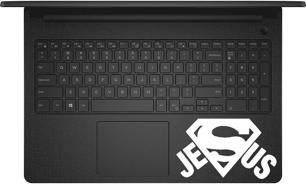 Fusion Graphix Jesus Logo Laptop Sticker Vinyl Decal (White) (B075D5SWM9) Amazon Price History, Amazon Price Tracker