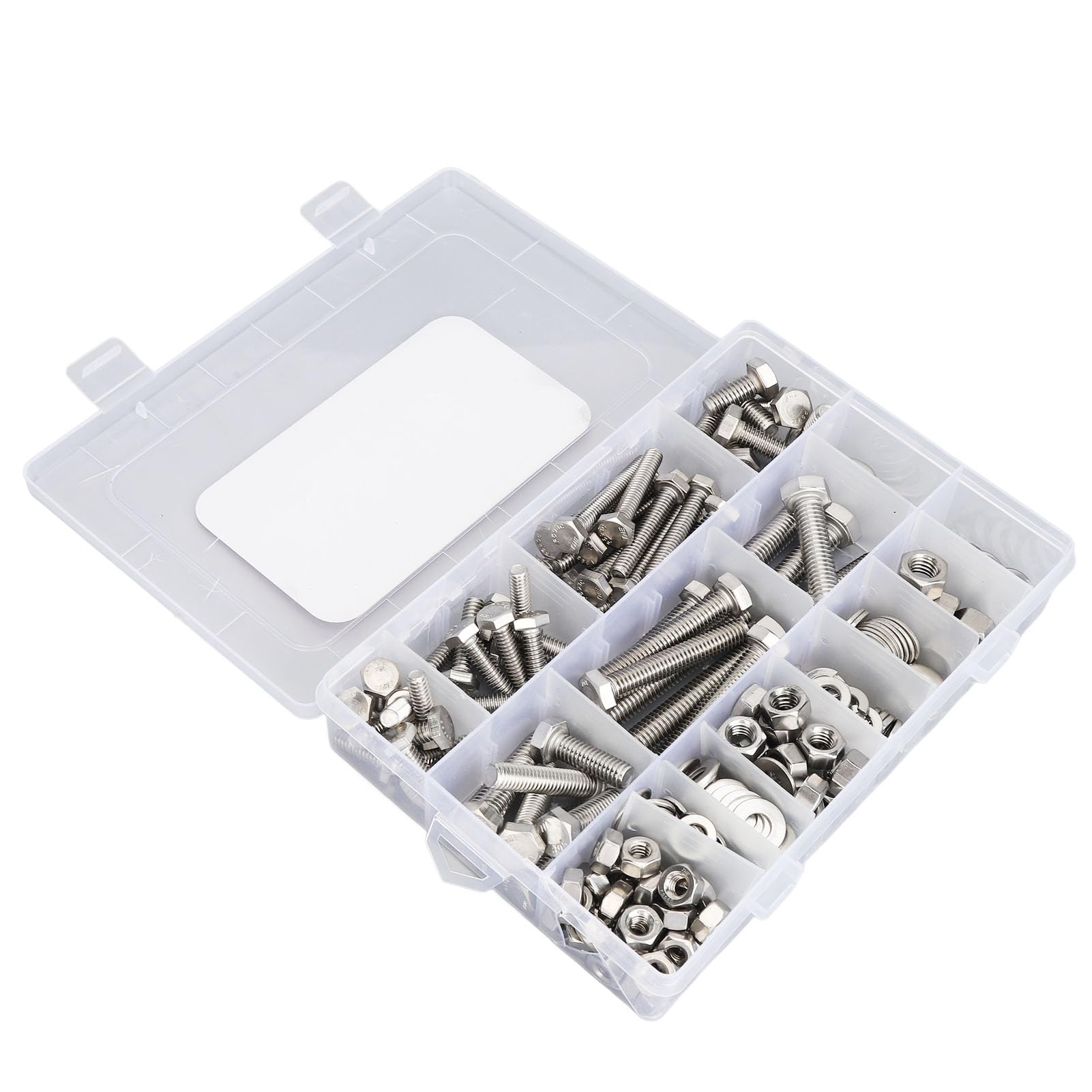 Chrees Kit D'écrous et Boulons Hexagonaux avec Filetage Précis pour les Amateurs et les Professionnels du Bricolage