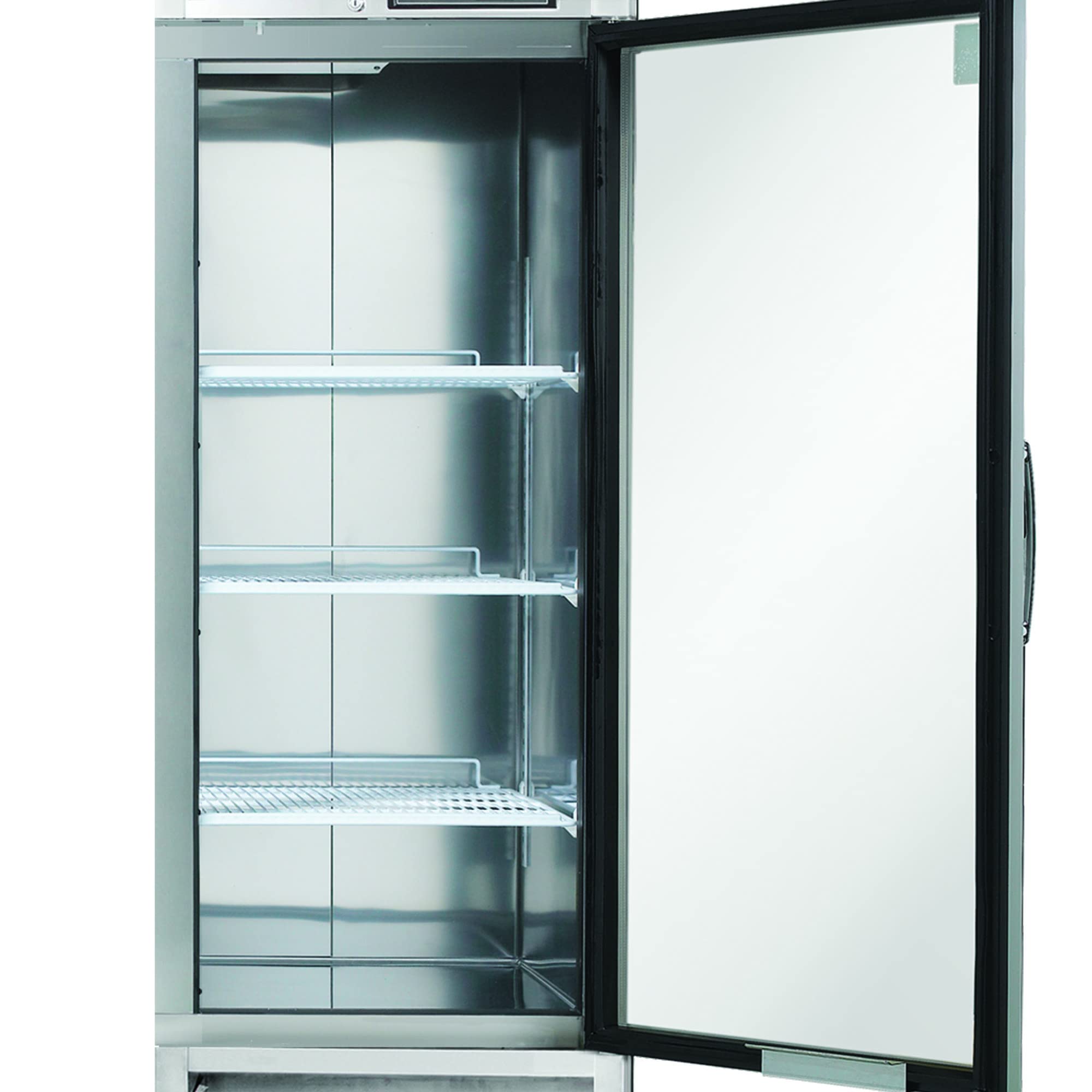 MAXX Cold MCR-23FDHC, Single Door Reach-In Refrigerator, Bottom Mount, 23 cu. ft. Storage Capacity, Energy Star Rated, in Stainless Steel