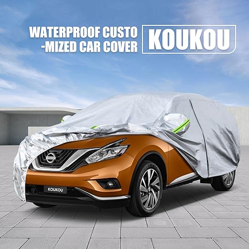 Miniatura 7 de Koukou Funda de automóvil SUV personalizada para Nissan Murano de 2002 a 2025, cubierta impermeable para automóvil para todo tipo de clima, para