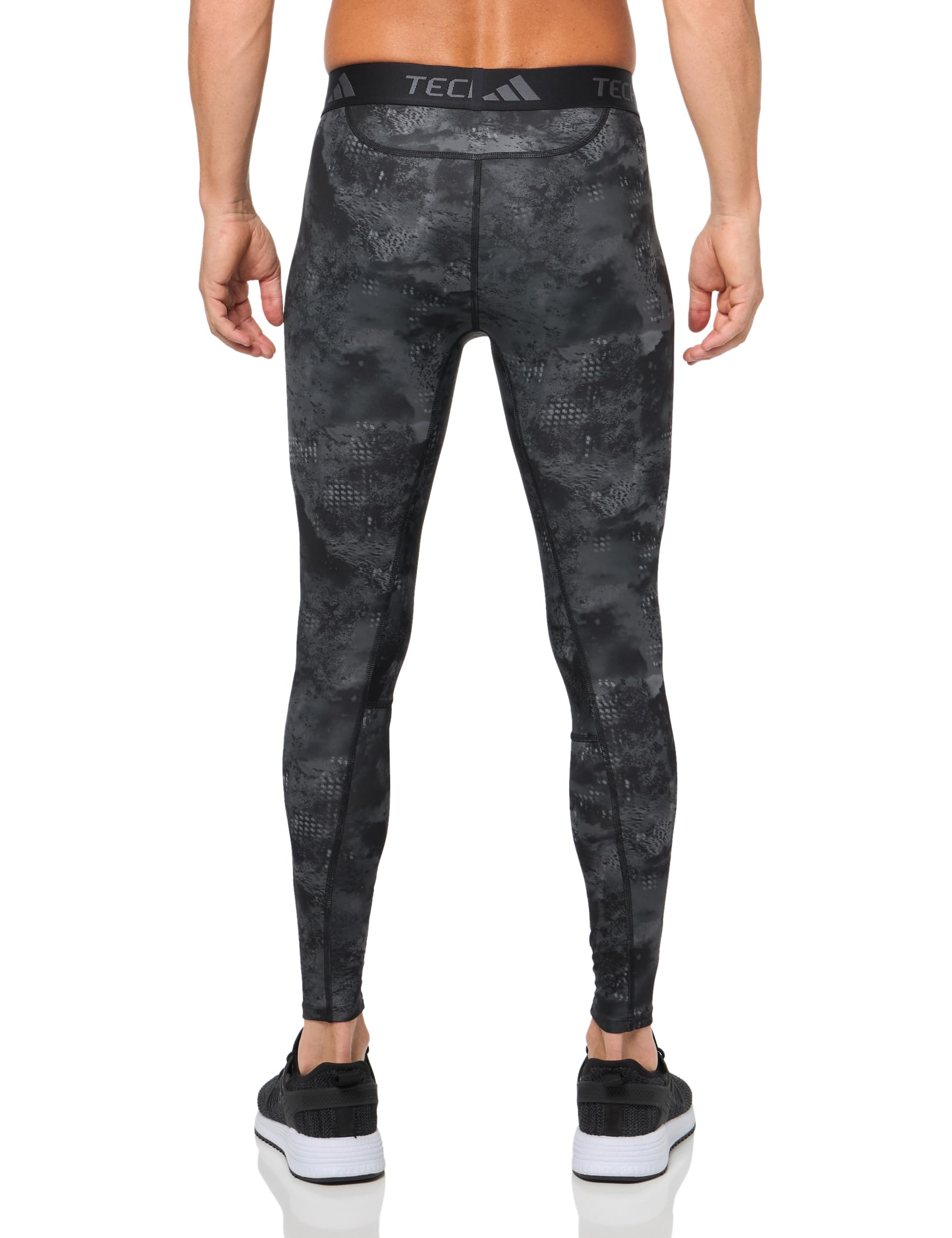 adidas Techfit Training All Over Printed Long Tights - Leginsy Mężczyźni