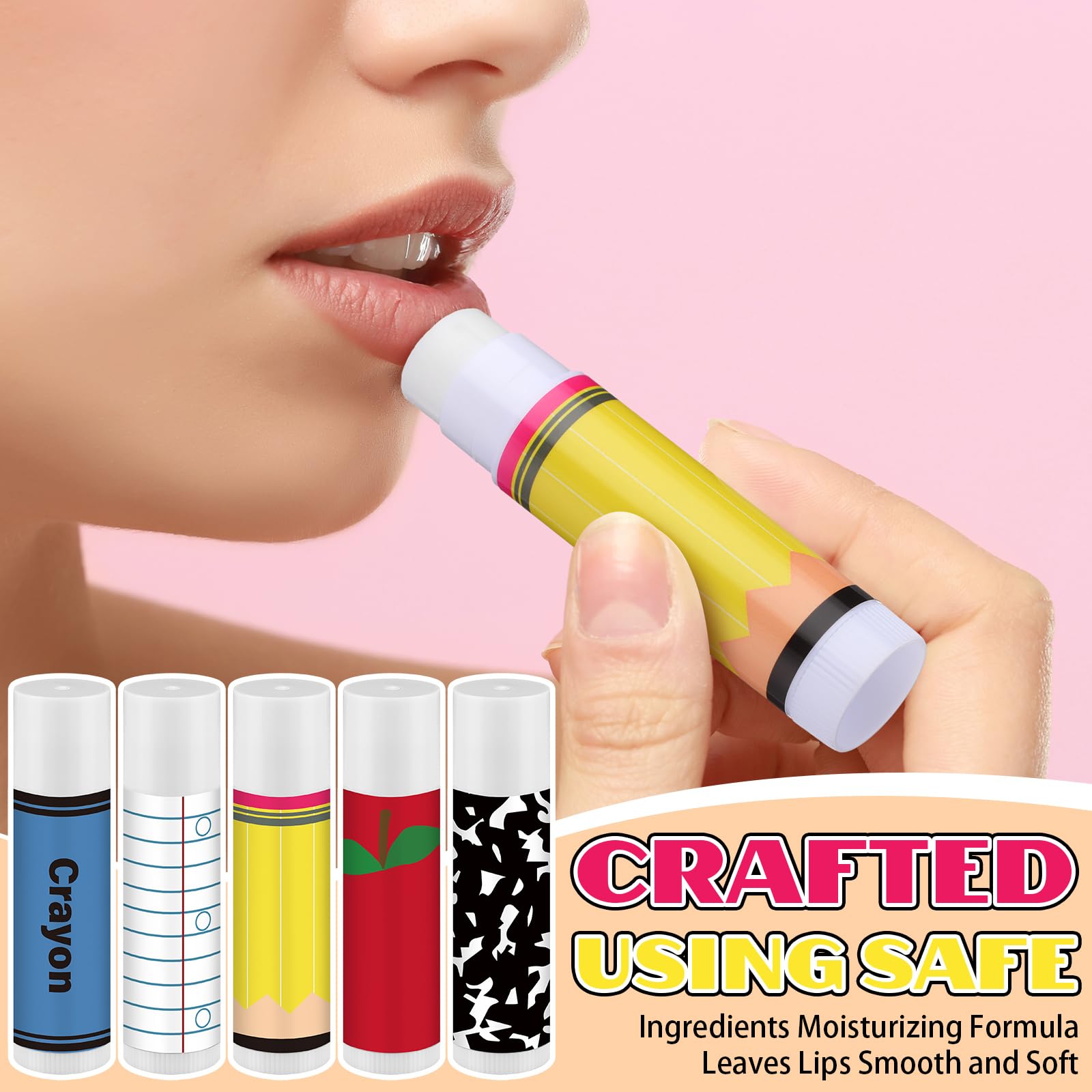 30 Stück Weihnachts-Lippenbalsam, Mitarbeiter, Wertschätzung, Lehrerteam, Dankeschön, Geschenk, Großpackung, Herbst, Halloween, Erntedankfest, Party, Gastgeschenk, Korbfüller für Damen und Herren