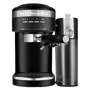 KitchenAid Semi-Automatic Espresso Machine and Automatic Milk Frother Attachment - KES6404