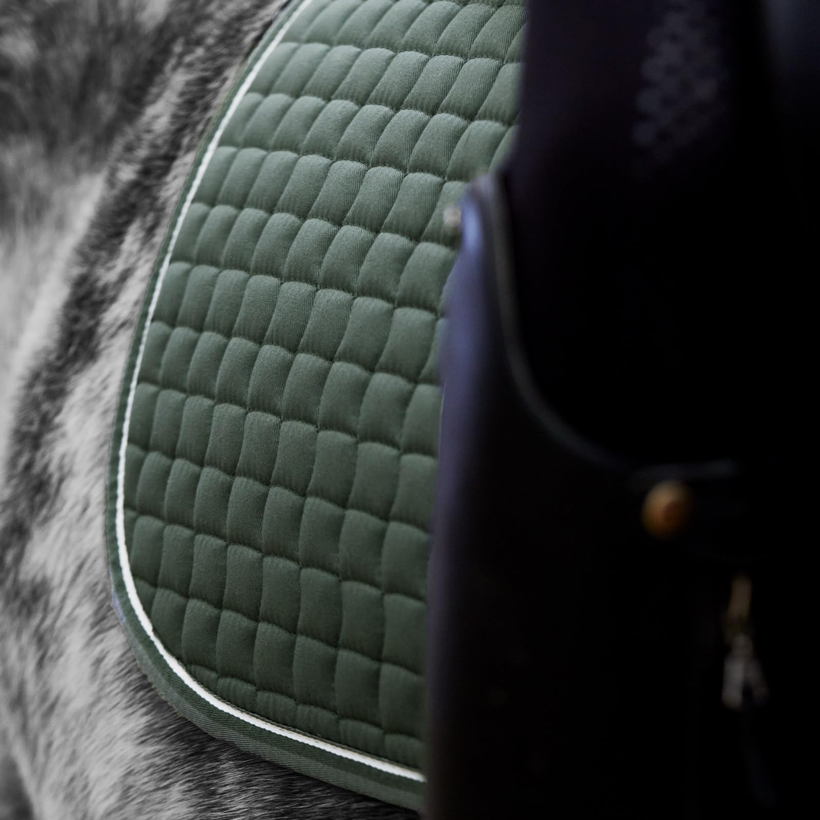 HORZE Tapis de Selle Mixte Adepto Vert pour Cheval et Poney
